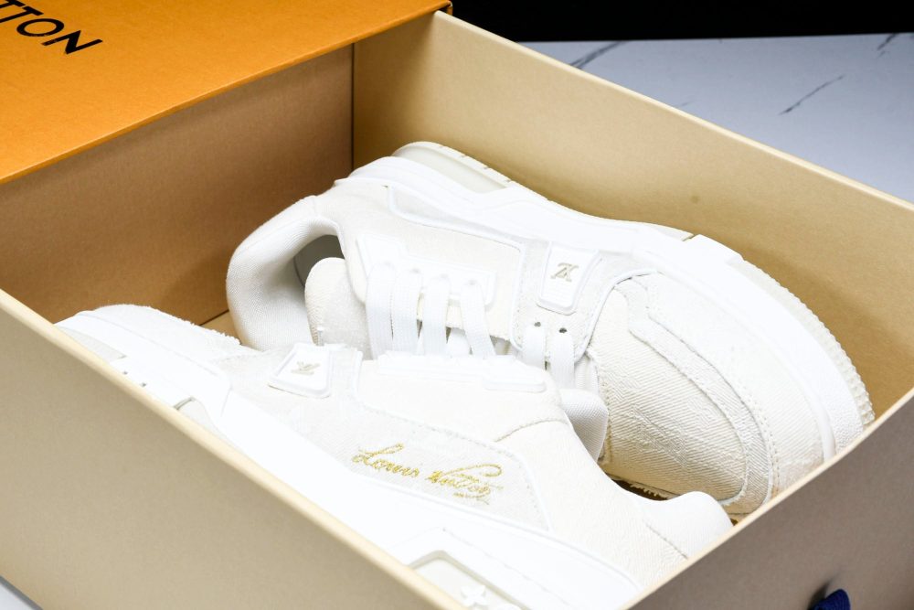Louis Vuittоп Trainer Low 'Beige Denim Monogram Textile' - Image 25