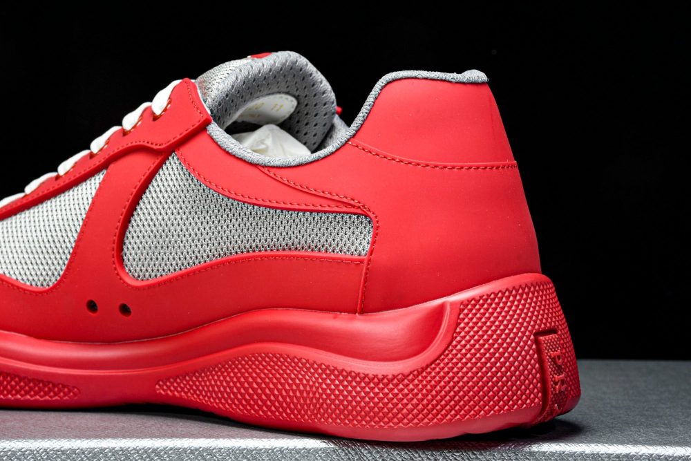 Prada America's Cup Sneaker Soft Rubber 'Red' - Image 24