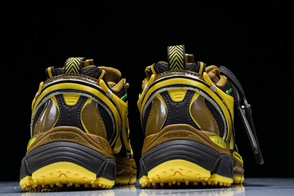 Off-White "Be Right Back" Sneaker 'Yellow Brown' - Image 7