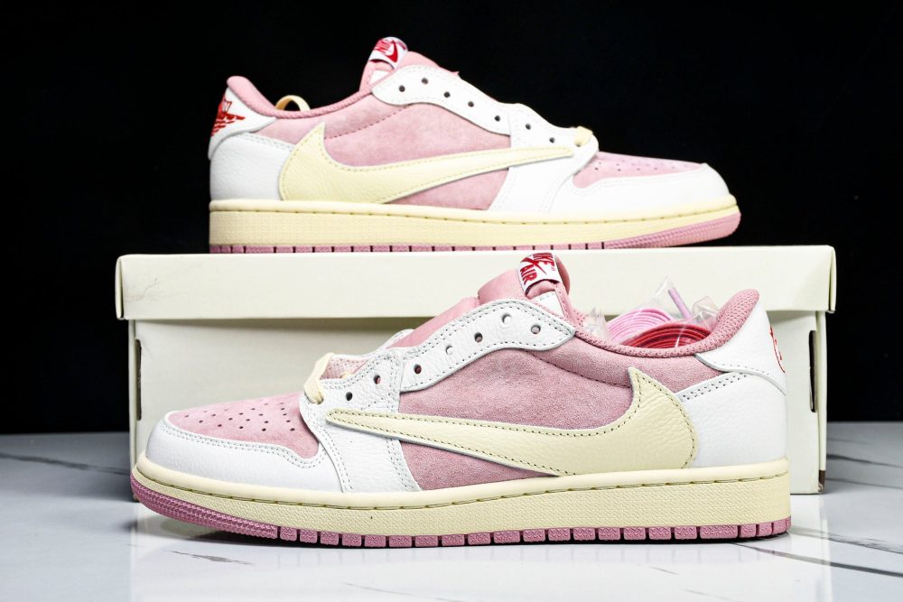Travis Scott AJ1 Retro Low OG 'Shy Pink' - Image 24