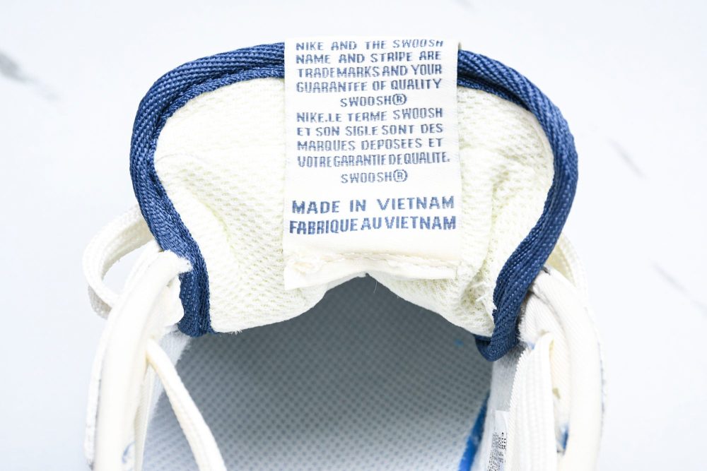 Travis Scott AJ1 Low x BAPE 'White Blue' (Custom) - Image 12