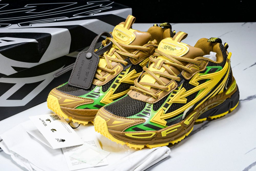 Off-White "Be Right Back" Sneaker 'Yellow Brown' - Image 22