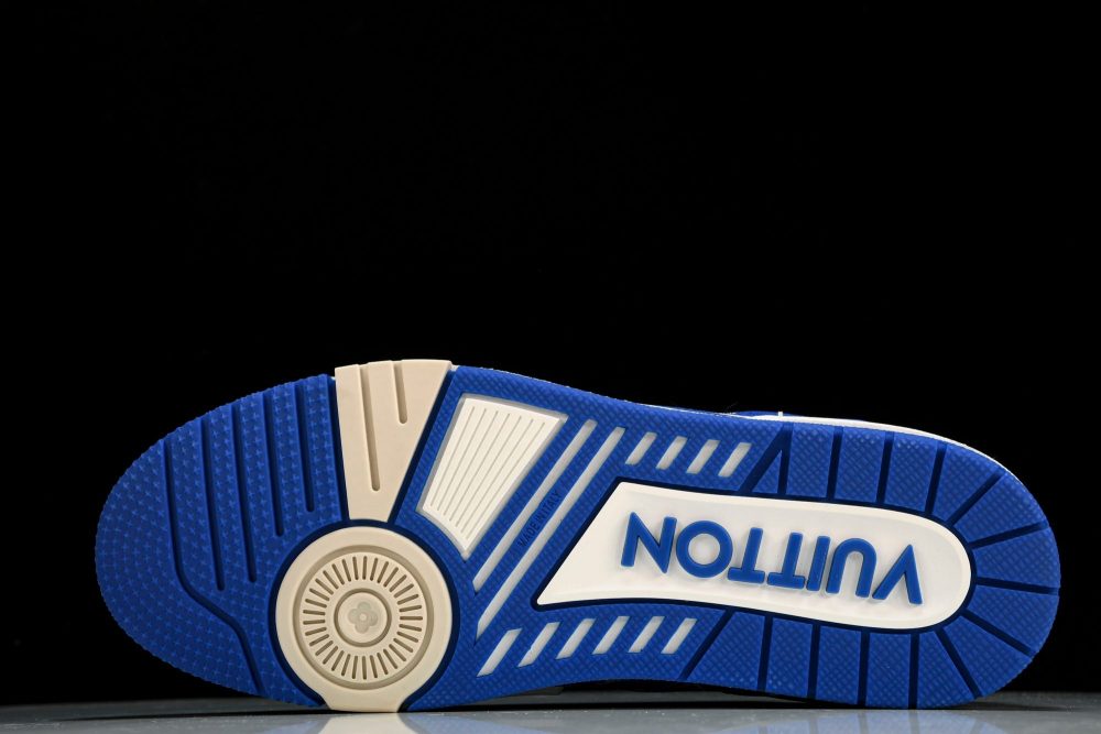 Louis Vuittоп Trainer Low 'Blue Monogram Textile' - Image 5