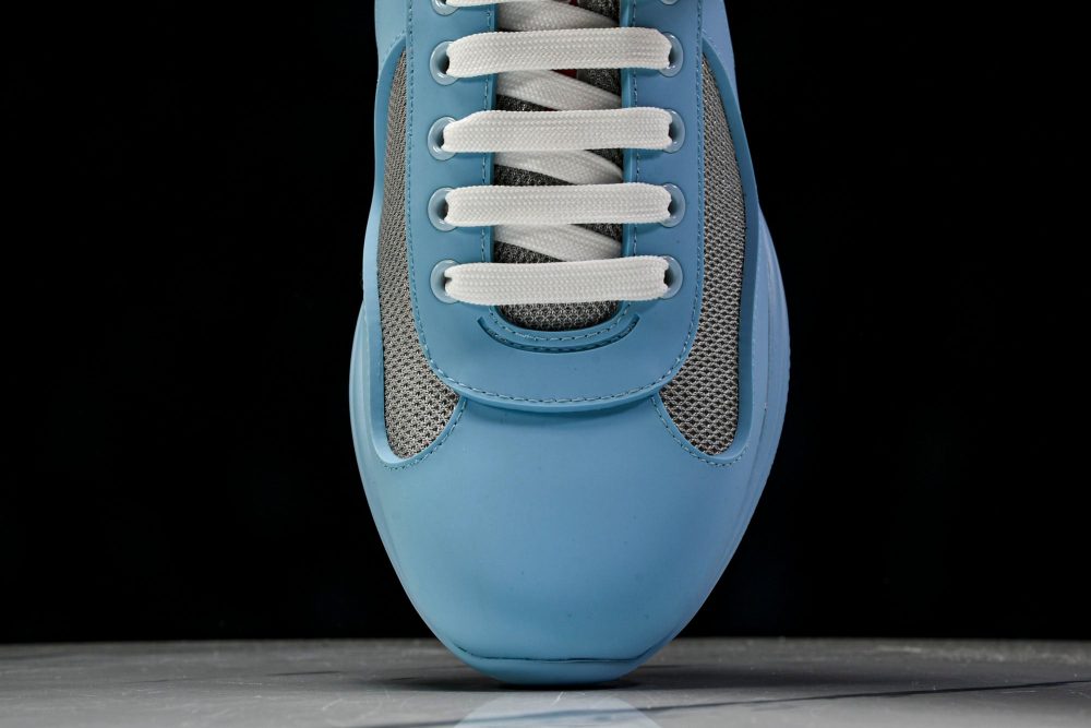 Prada America's Cup Sneaker Soft Rubber 'Light Blue' - Image 6