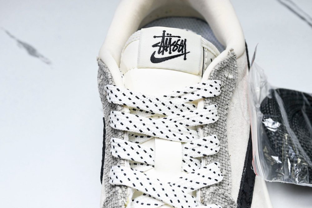 Travis Scott AJ1 Low x Stussy 'Tweed' (Custom) - Image 11