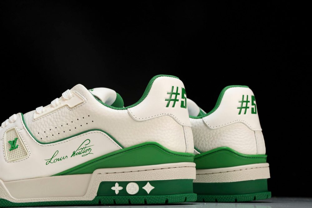 Louis Vuittоп Trainer Low 'Signature White Green' - Image 7