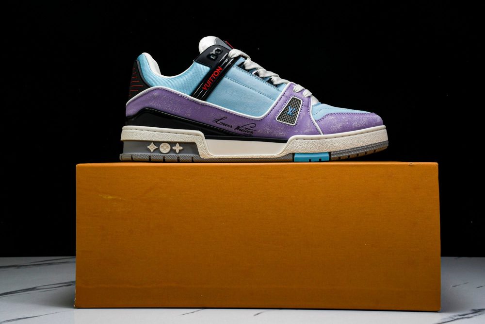 Louis Vuittоп Trainer Low 'Blue Multi' - Image 19