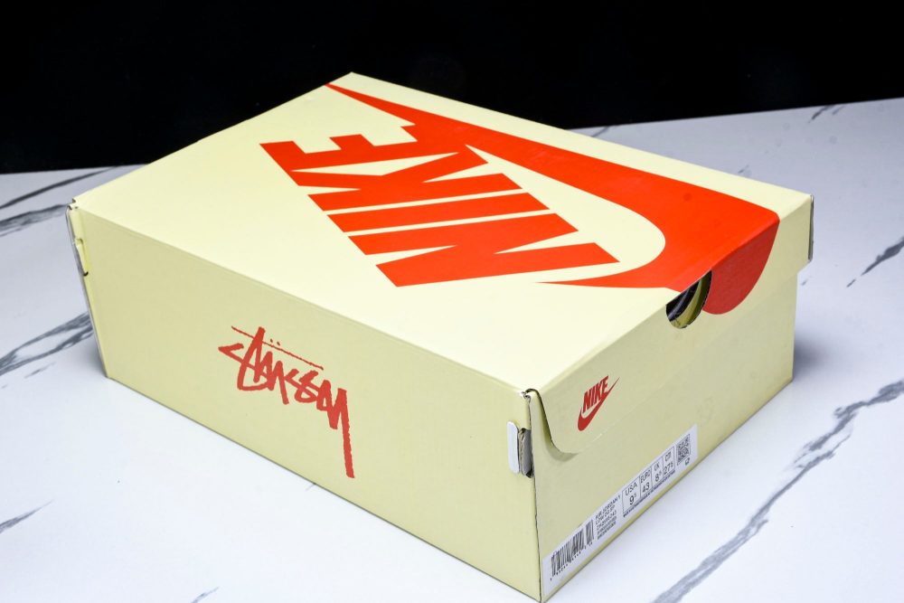 Travis Scott AJ1 Low x Stussy 'White Green' (Custom) - Image 26