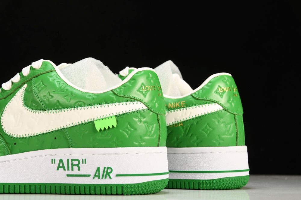 Louis Vuittоп x AF1 by Virgil Abloh 'Green' - Image 8