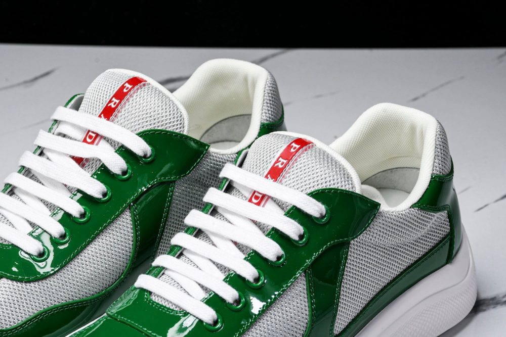 Prada America's Cup Sneaker 'Green Silver' - Image 18
