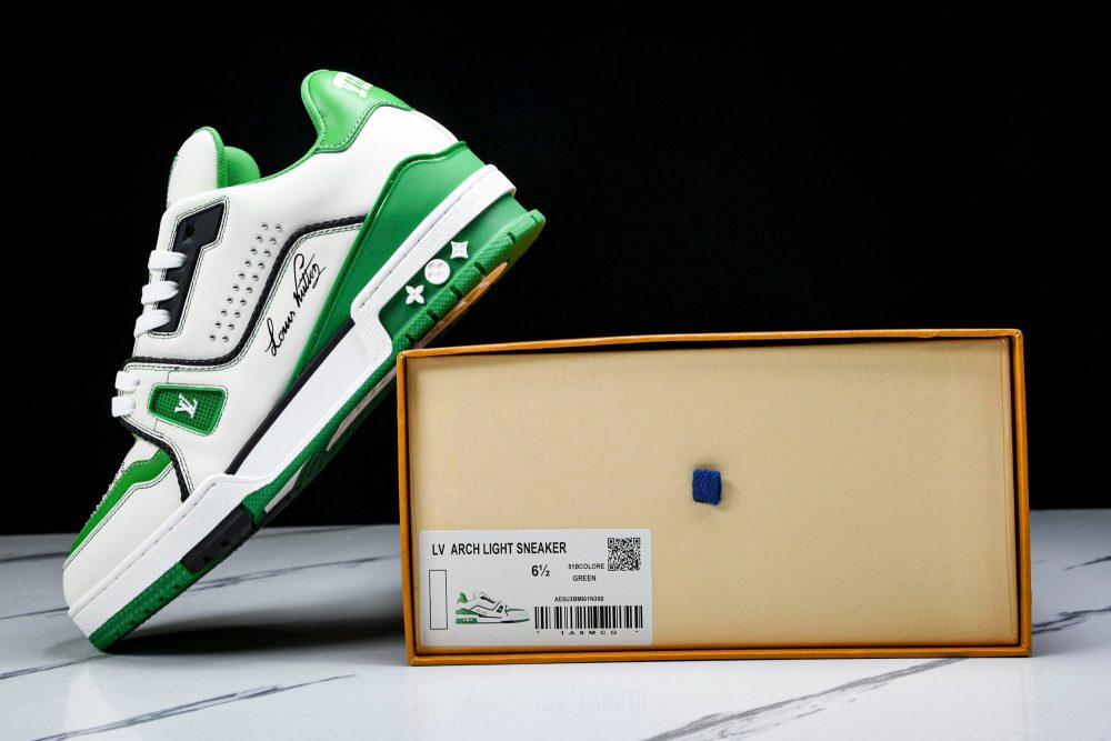 Louis Vuittоп Trainer Low Western 'White Green' - Image 22