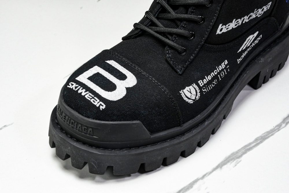 Вalenciaga Combat Strike Boot 'Black' - Image 9