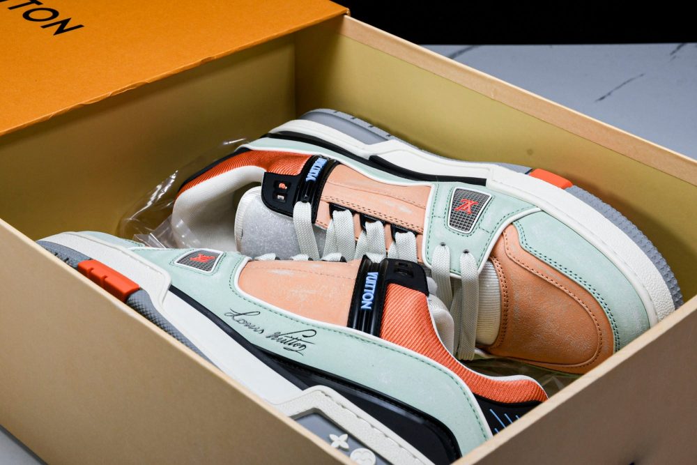 Louis Vuittоп Trainer Low 'Orange Multi' - Image 29