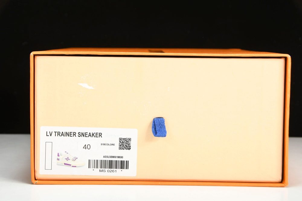 Louis Vuittоп Trainer Low Velcro Strap 'Violet Mesh' - Image 27