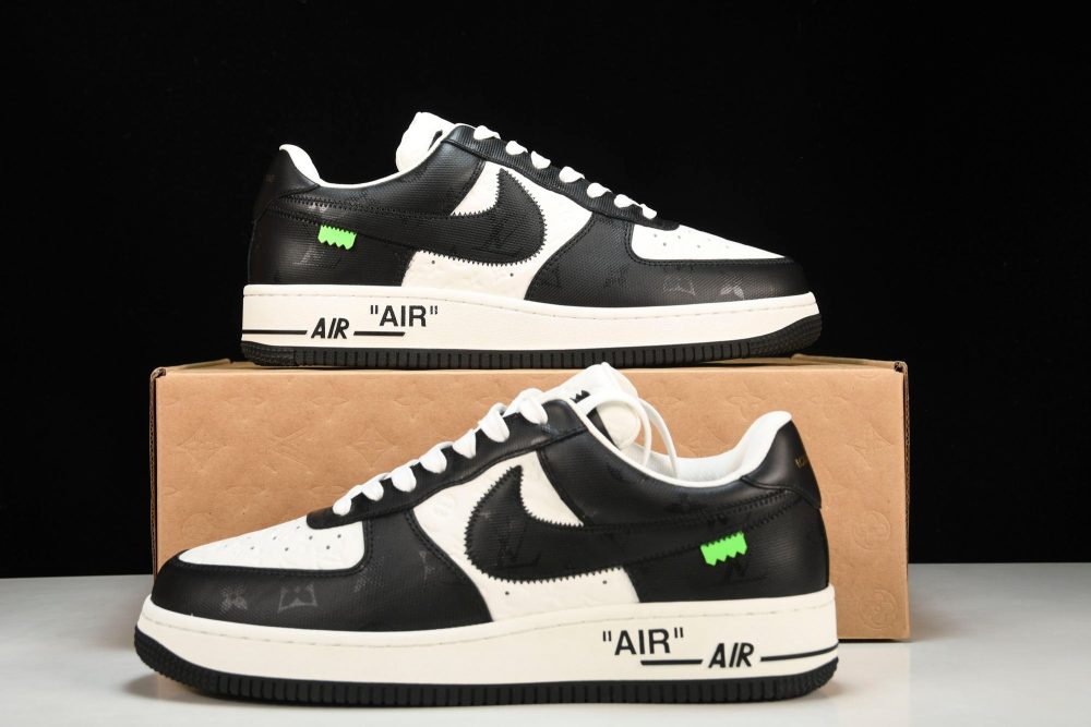 Louis Vuittоп x AF1 by Virgil Abloh 'Black White' - Image 26