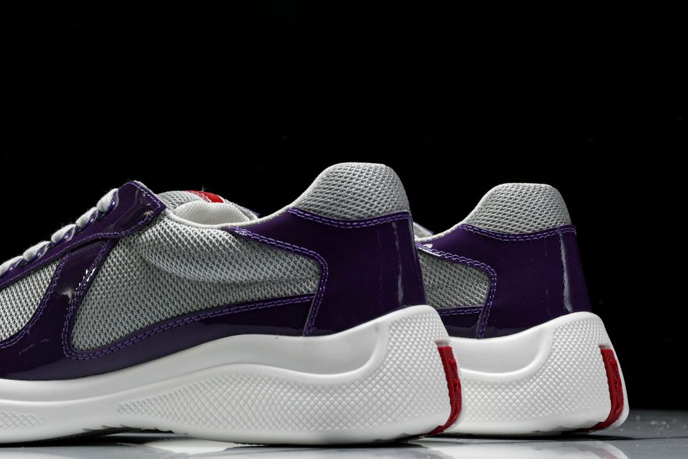Prada America's Cup Sneaker 'Purple Silver' - Image 8