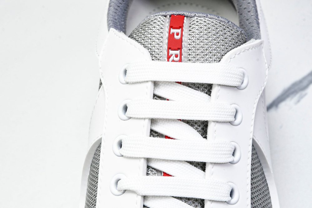 Prada America's Cup Sneaker Soft Rubber 'Cream White' - Image 11