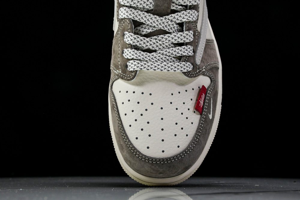 Travis Scott AJ1 Low x Stussy 'Neutral' (Custom) - Image 6