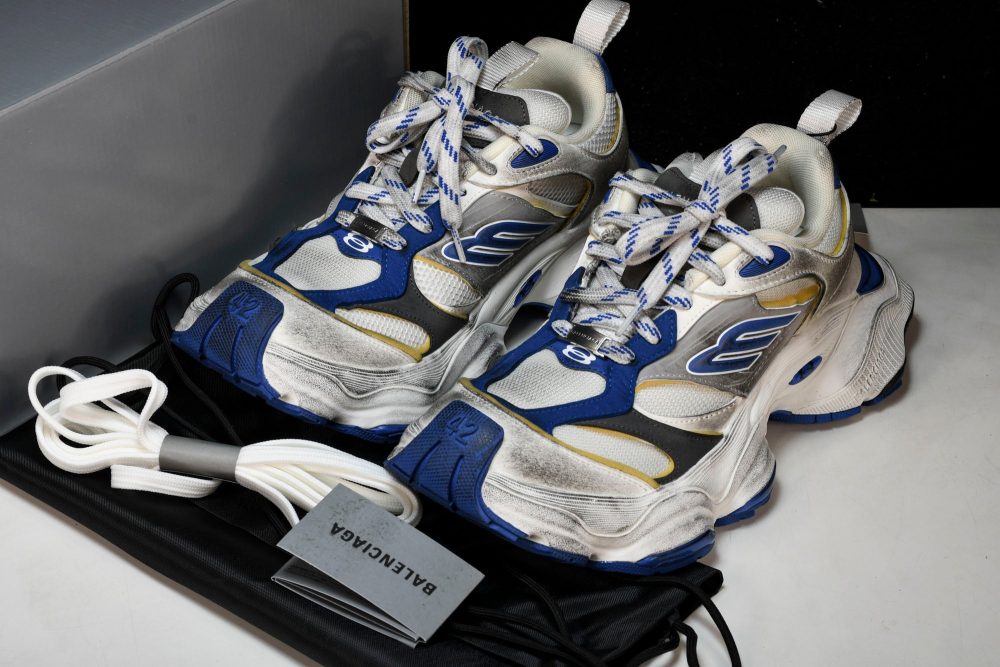 Cargo Sneaker 'White Blue' - Image 21