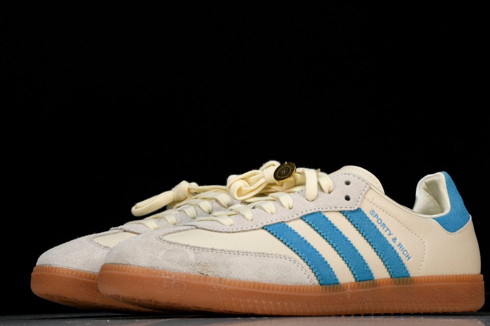 Samba x Sporty & Rich 'Cream Blue' - Image 2
