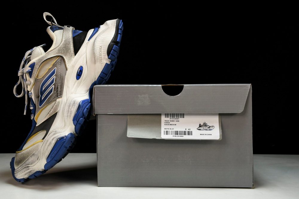 Cargo Sneaker 'White Blue' - Image 25