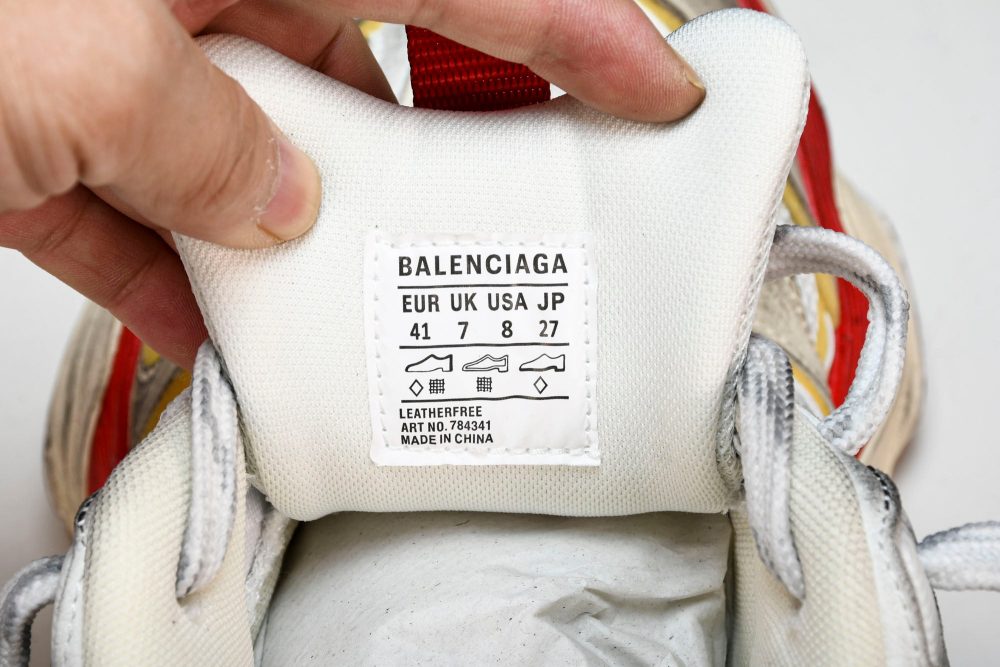 Cargo Sneaker 'White Red' - Image 12
