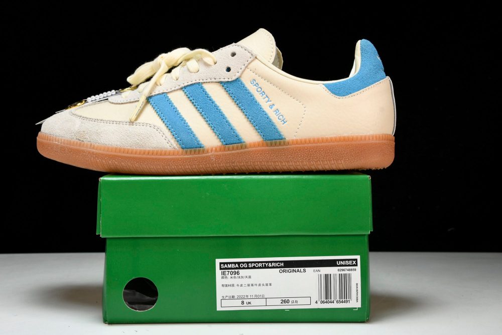 Samba x Sporty & Rich 'Cream Blue' - Image 27