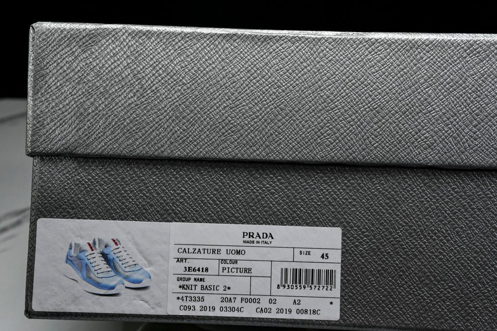 Prada America's Cup Sneaker 'Celeste Silver' - Image 25
