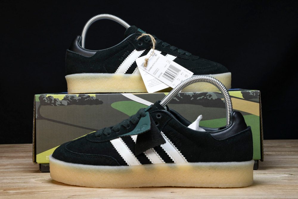 AD x Clarks '8th Street Samba' by Ronny Fieg 'Shadow Green' - Image 21
