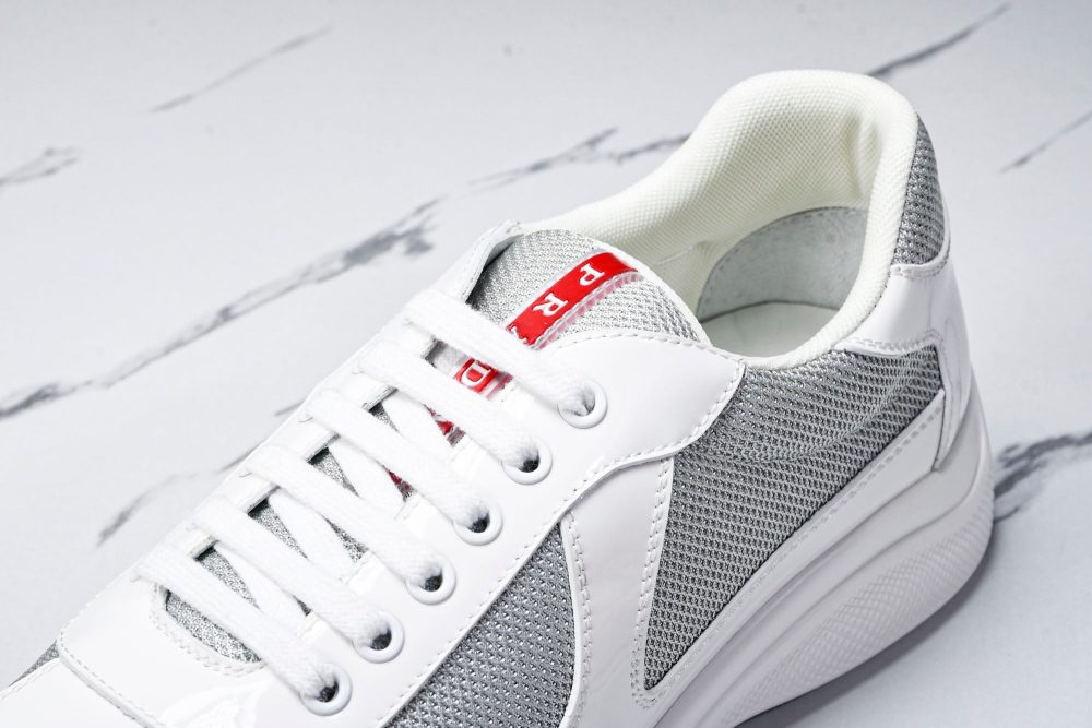 Prada America's Cup Sneaker 'White Silver' - Image 10