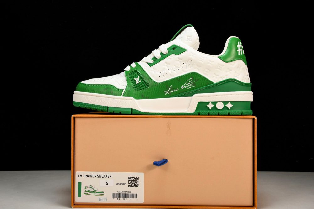 Louis Vuittоп Trainer Low 'Signature Green' - Image 25