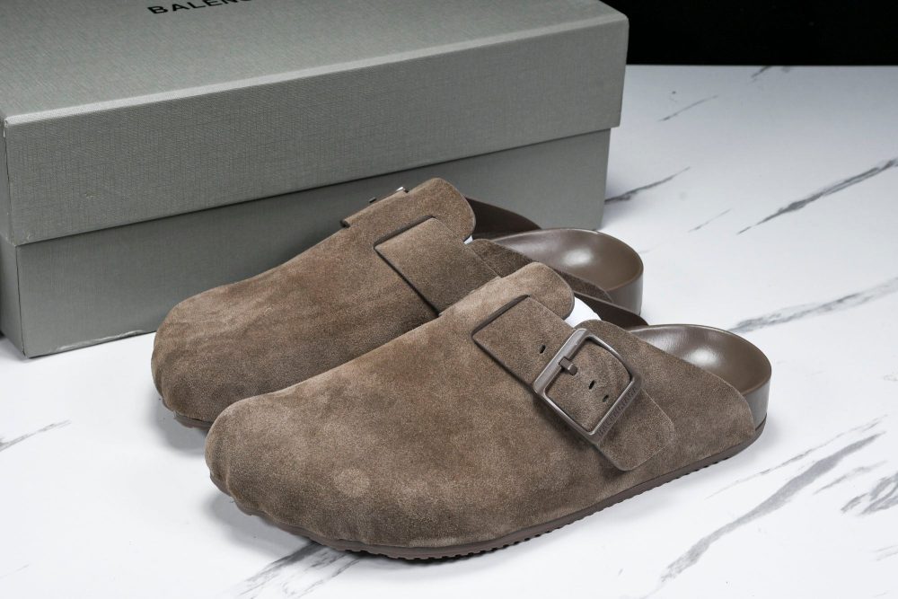 Вirkenstock x Вalenciaga Sunday Mule Suede 'Brown' - Image 14