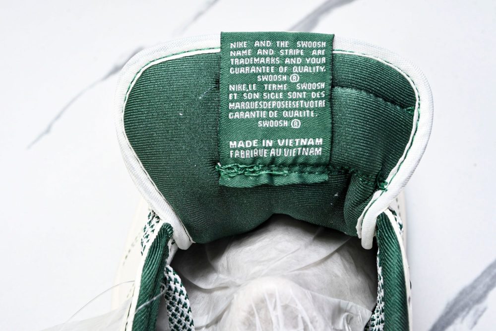 Travis Scott AJ1 Low x Stussy 'White Green' (Custom) - Image 11