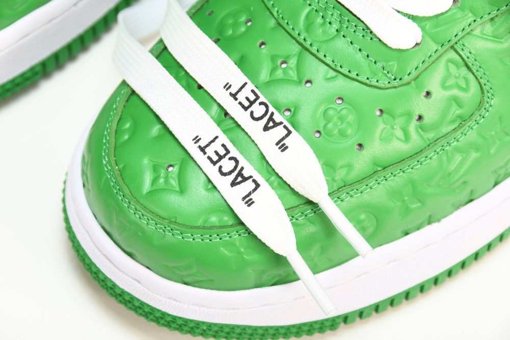 Louis Vuittоп x AF1 by Virgil Abloh 'Green' - Image 13
