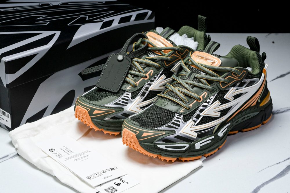 Off-White "Be Right Back" Sneaker 'Army Green' - Image 20
