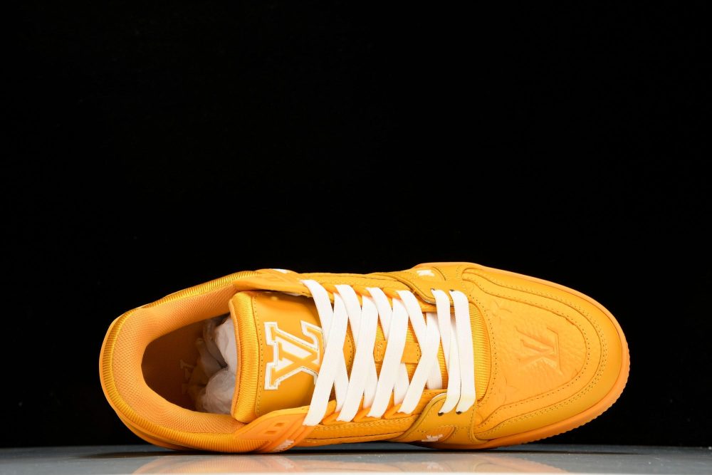 Louis Vuittоп Trainer Low 'Yellow Embossed' - Image 4