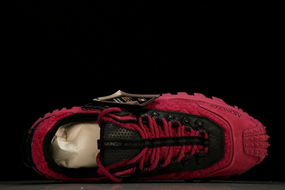 Moncler Trailgrip GTX 'Fuchsia Red Fur' - Image 4