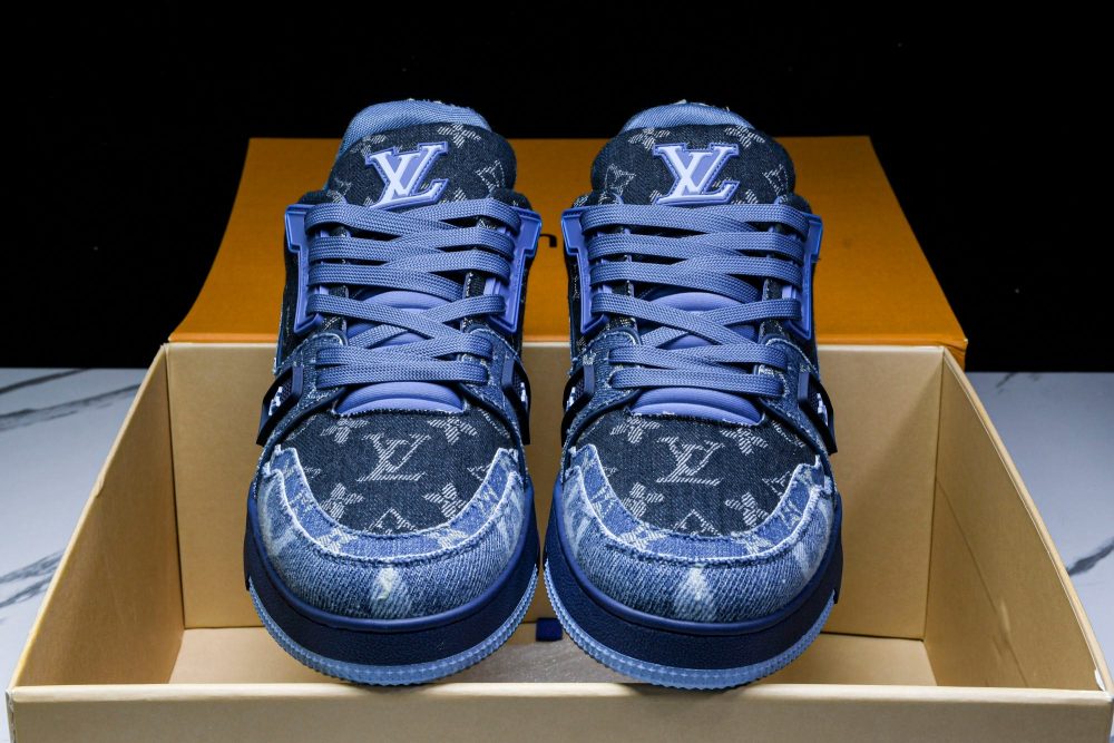 Louis Vuittоп Trainer Low 'Blue Denim Monogram Textile' - Image 26