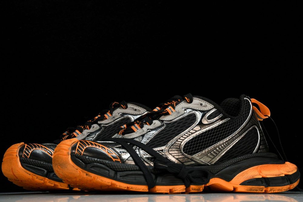 3XL Sneaker 'Black Orange Grey' - Image 2