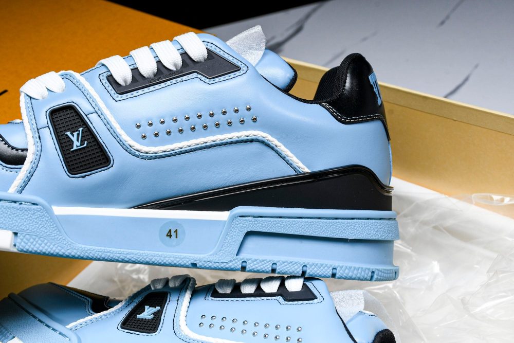 Louis Vuittоп Trainer Low Western 'Blue' - Image 26