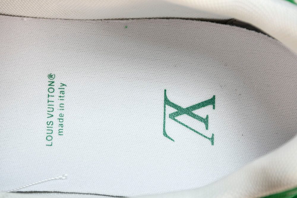 Louis Vuittоп Trainer Low 'Green Monogram Textile' - Image 13