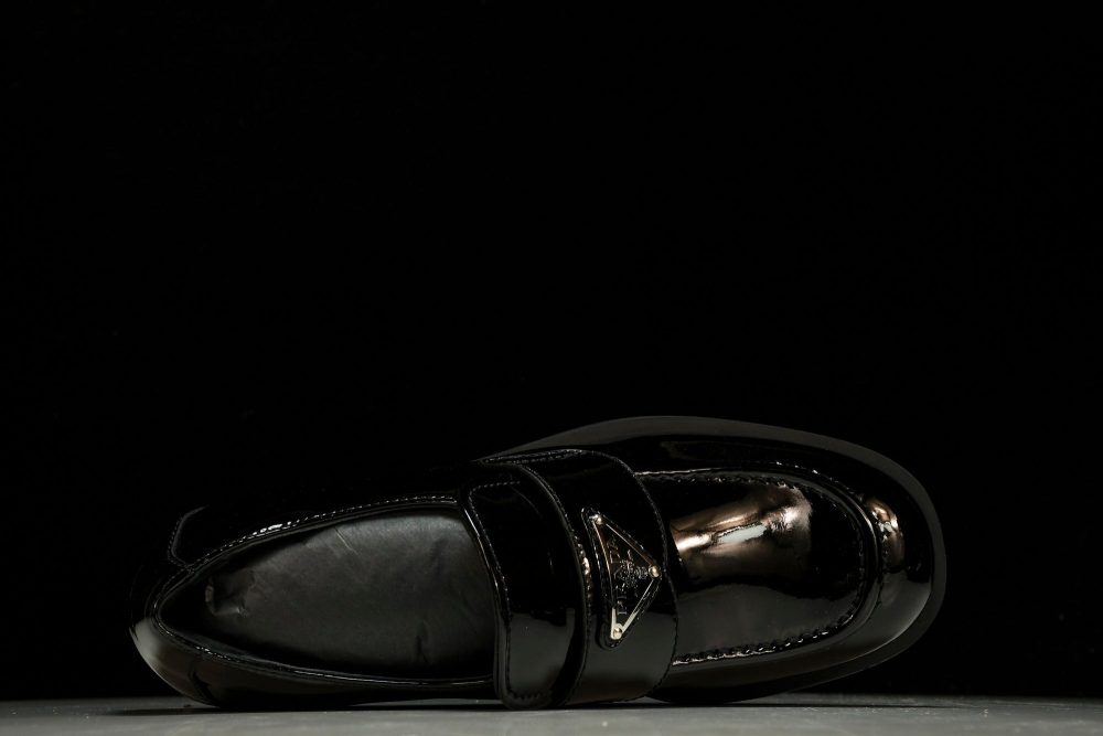 Prada Patent Loafers 'Black' - Image 4
