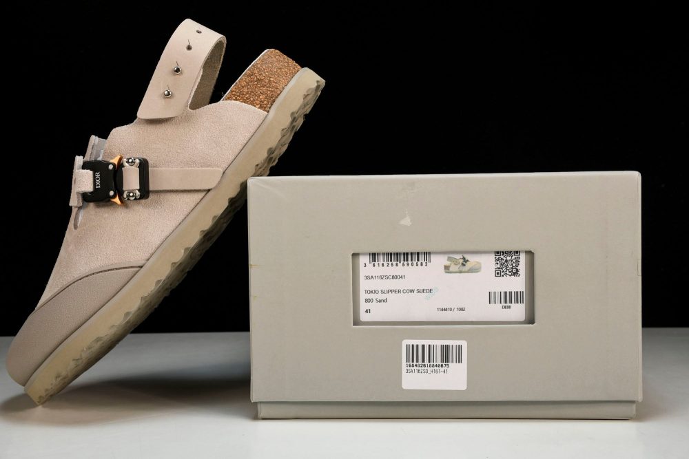 Birkenstock x D1or Tokio Mule Calfskin 'Greige' - Image 20