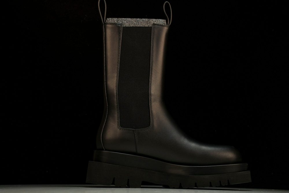 Вottega Veneta Lug Chelsea Boots 'Black' - Image 3