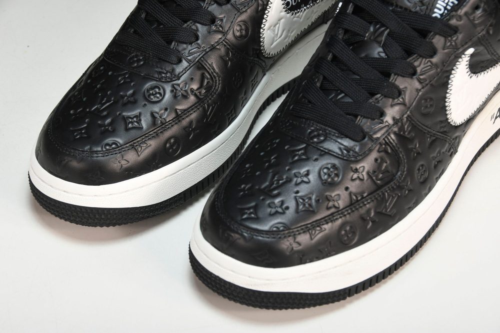 Louis Vuittоп x AF1 by Virgil Abloh 'Black' - Image 23