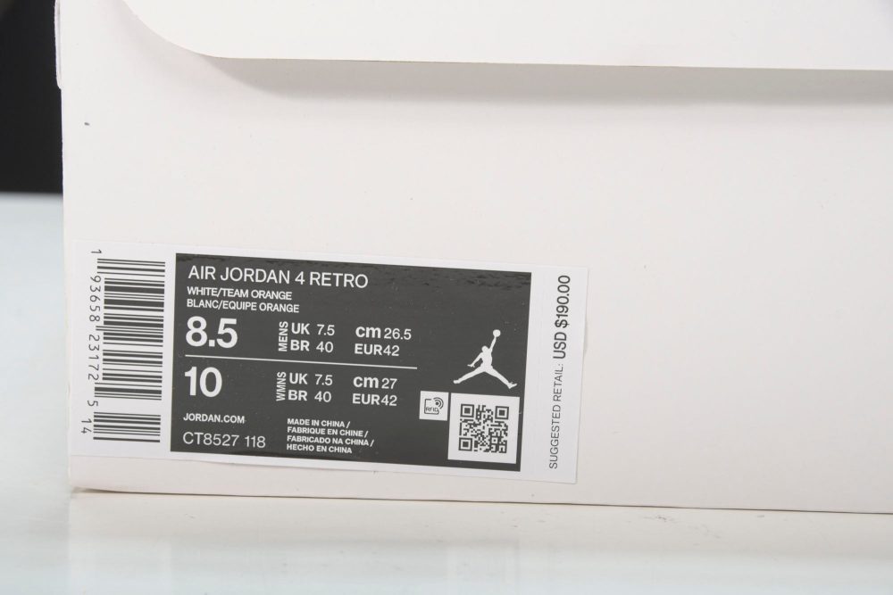 AJ4 Retro OG 'Orange Metallic' - Image 24