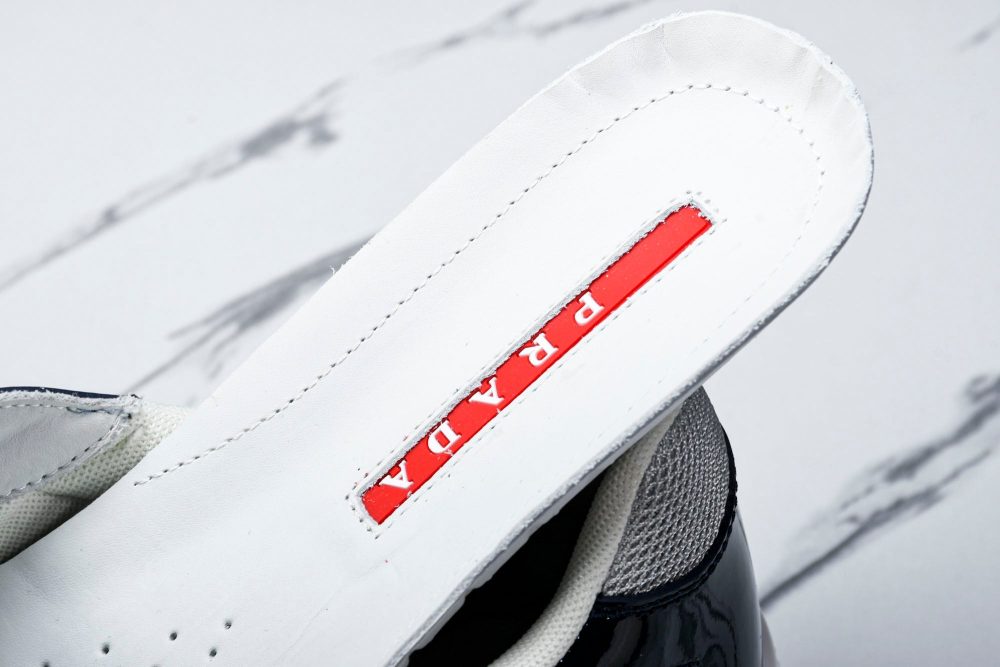 Prada America's Cup Sneaker 'Navy Blue Silver' - Image 13