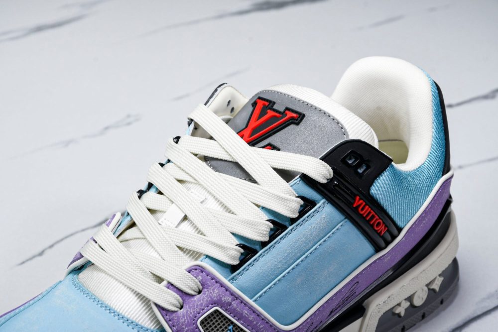 Louis Vuittоп Trainer Low 'Blue Multi' - Image 10