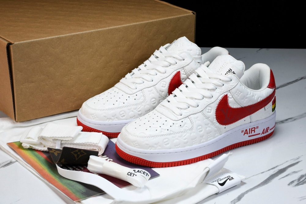 Louis Vuittоп x AF1 by Virgil Abloh 'Ghana' - Image 24