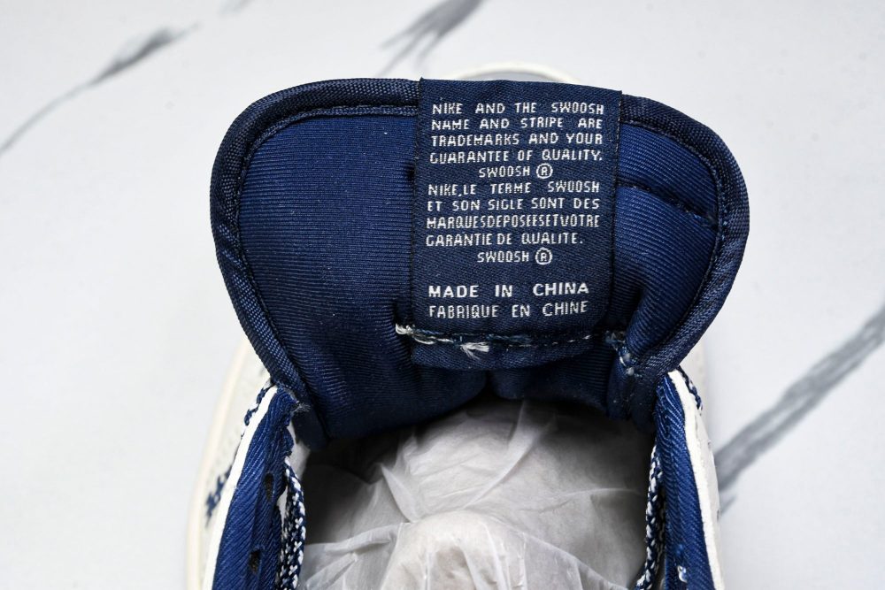 Travis Scott AJ1 Low x BAPE 'Grey Navy' (Custom) - Image 12